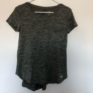 hollister army green tee